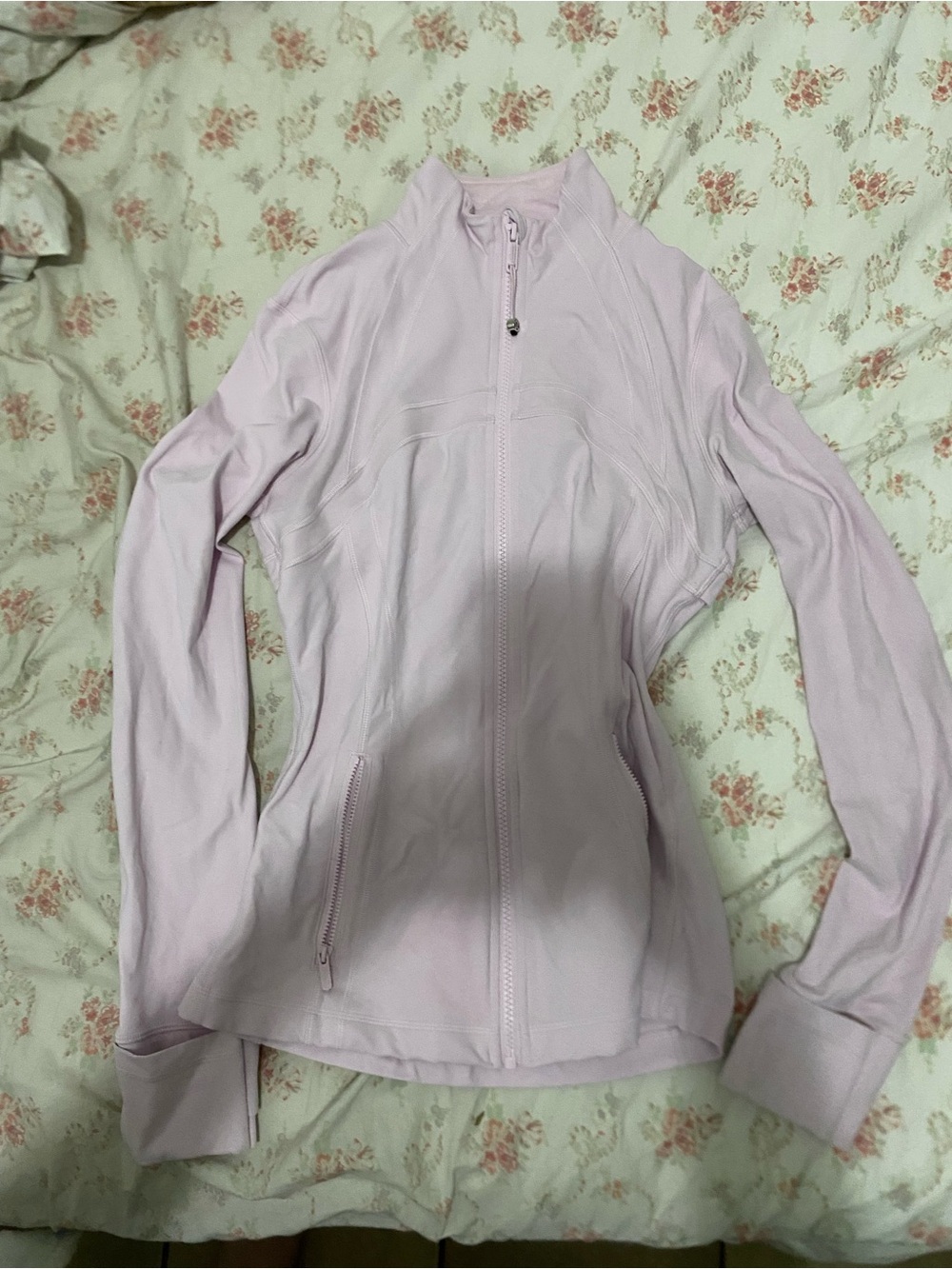 lululemon athletica Light Pink Full-Zip Athletic Jacket